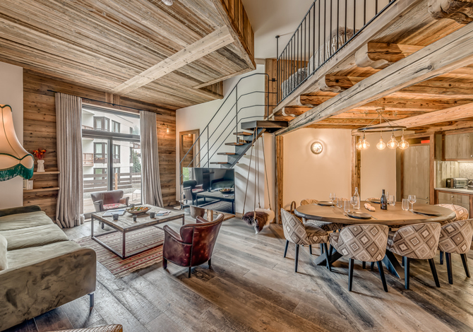 3 Kamer appartement 7 personen mezzanine Ontbijt - Hôtel Le Val d'Isère - Val d'Isère Centre