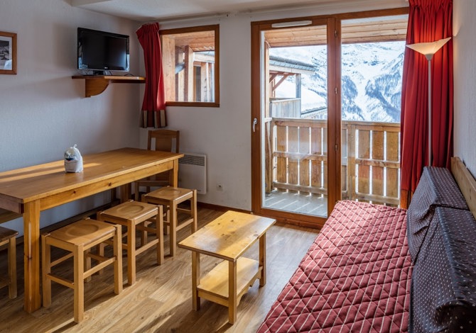 2-kamer appartement slaapnis - 2 t/m 6 personen - Skissim Classic - Résidence Le Pra Palier 3* - Orcières Merlette 1850