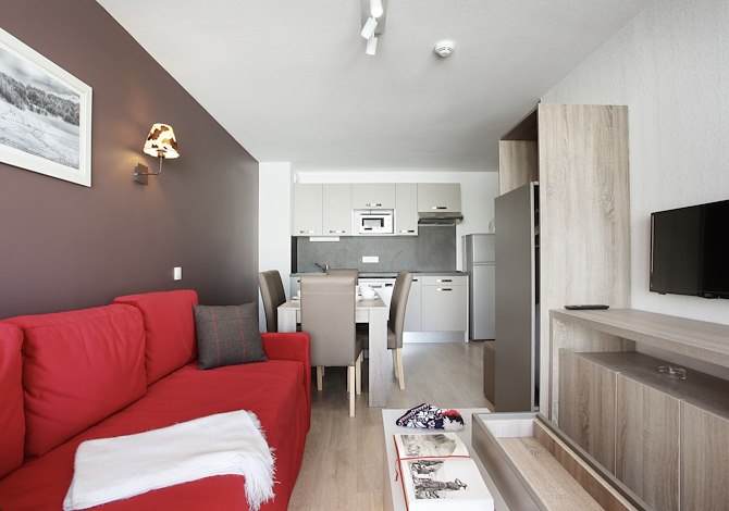 2/3-kamer appartement confort - 2 t/m 6 personen - Skissim Premium - Résidence Front de neige 4* - Plagne Villages