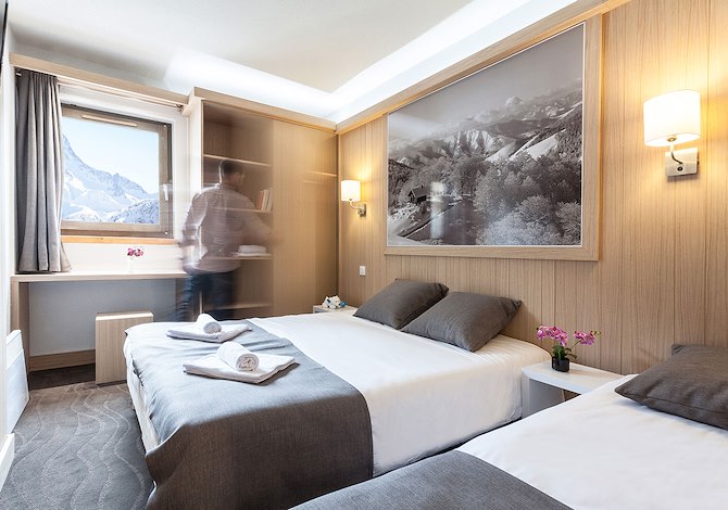 Vijfpersoons kamer halfpension - 5 personen - Hôtel Club MMV les Arolles 4* - Val Thorens