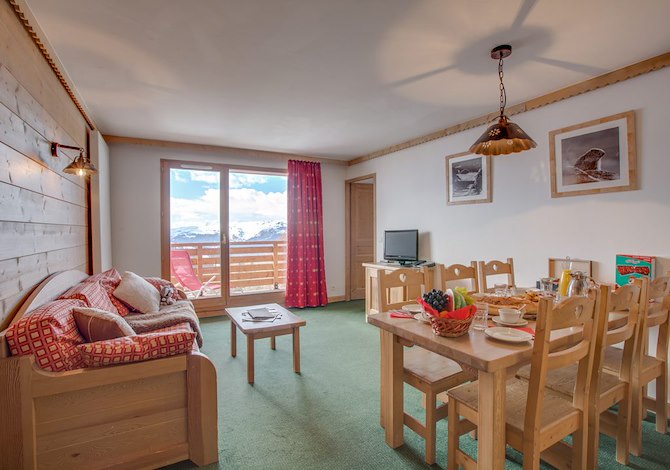 4 Kamer appartement 8 personen - travelski home premium - Résidence Le Sun Valley 4* - Plagne Soleil