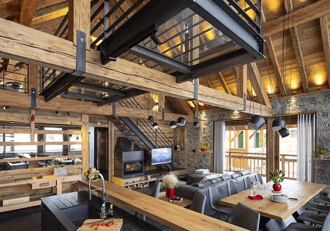 Chalet Prestige L'Atelier 5* - Chalet 5 Kamers 14 Personen - Chalet Prestige L'Atelier***** - Les Deux Alpes Venosc
