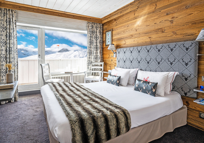 Privilege kamer 2 Volwassenen met ontbijt - Hôtel Les Campanules 4* - Tignes 2100 Le Lac