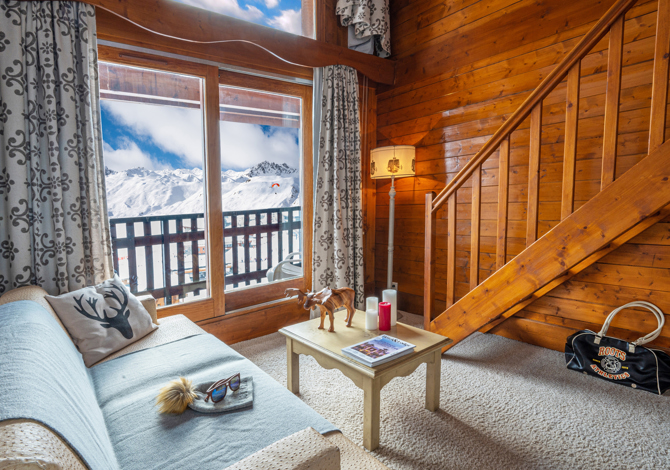 Suite 4 personen (2volw&2kind-12jaar) Comfort Ontbijt - Hôtel Les Campanules 4* - Tignes 2100 Le Lac