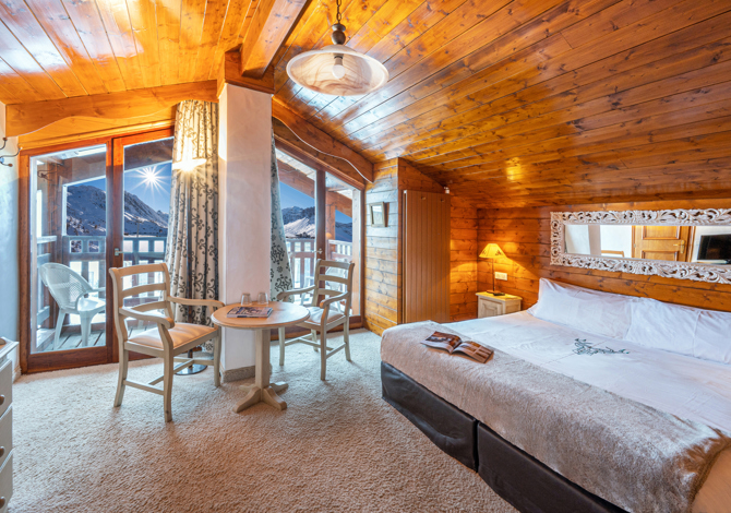 Junior Suite Mezzanine 4 personen met ontbijt - Hôtel Les Campanules 4* - Tignes 2100 Le Lac
