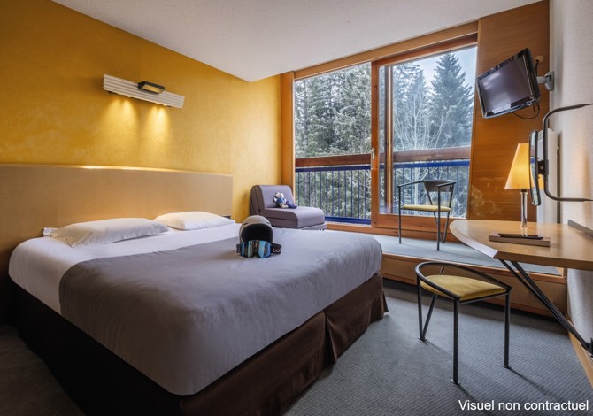 Kamer appartement Classique 2 Volwassenen All In - Belambra Clubs Arc 1800 - Hôtel Du Golf - Tout Compris - Les Arcs 1800