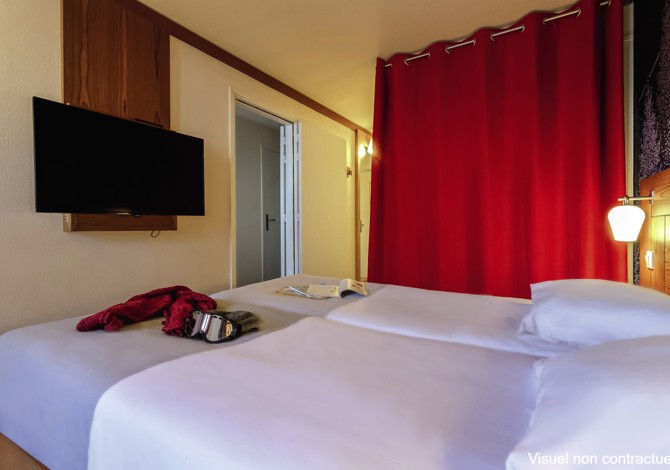 Kamer appartement 2 volwassenen met tussendeur en uitzicht PC - Belambra Clubs Avoriaz - Les Cimes du Soleil - Tout Compris - Avoriaz