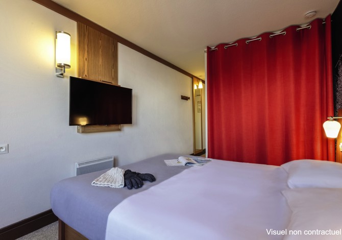 Kamer appartement 2 volwassenen uitzicht bergen en station PC - Belambra Clubs Avoriaz - Les Cimes du Soleil - Tout Compris - Avoriaz