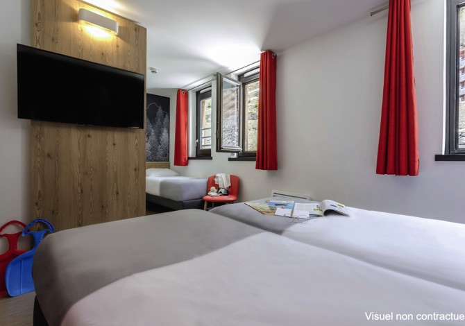 Kamer appartement 3 volwassenen Premium PC - Belambra Clubs Avoriaz - Les Cimes du Soleil - Tout Compris - Avoriaz