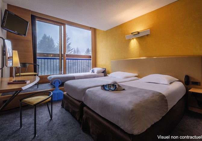 Slaapkamer Classique 2 Adultes Canape-lit - Belambra Clubs Arc 1800 - Hôtel Du Golf - Tout Compris - Les Arcs 1800