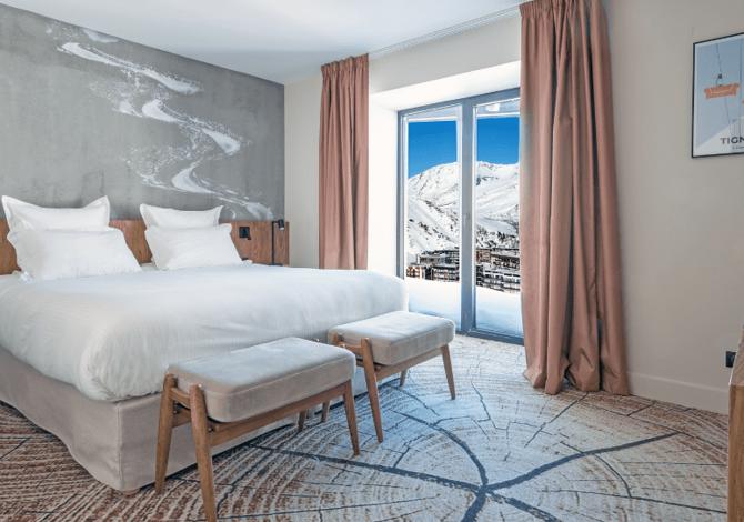 Suite 4 personen (2ad&2enf-12ans) Halfpension - Hôtel VOULEZVOUS 5* - Tignes 2100 Le Lac
