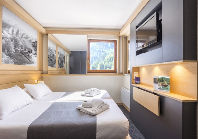 Kamer 2 Personen in All Inclusive - Hotel Club MMV Tignes Les Brévières 4* - Tignes 1550 Les Brévières