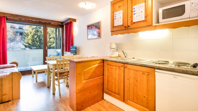 2 Kamers 4/6 personen - Résidence Vacanceole Les Chalets & Balcons de la Vanoise - La Norma