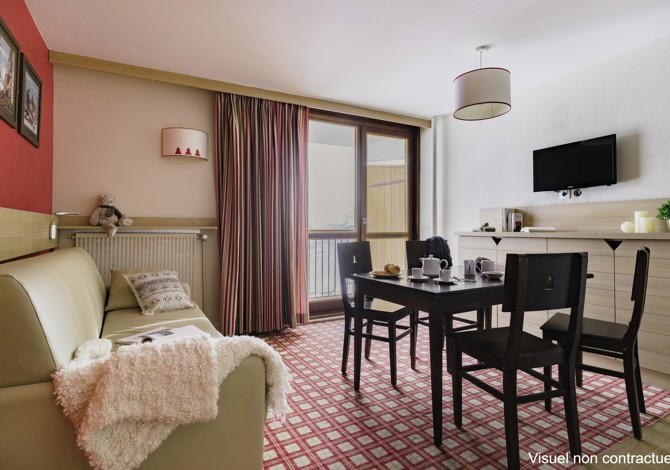 2 Kamers 6 Personen (voor 2 volwassenen) met uitzicht en volpension - Résidence Belambra Le Roc Blanc - Orcières Merlette 1850