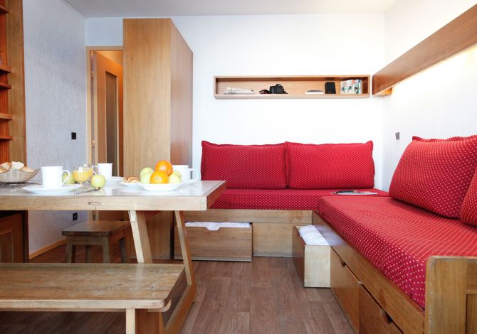 Studio 2 met Balkon - Résidence Odalys Tourotel - Val Thorens
