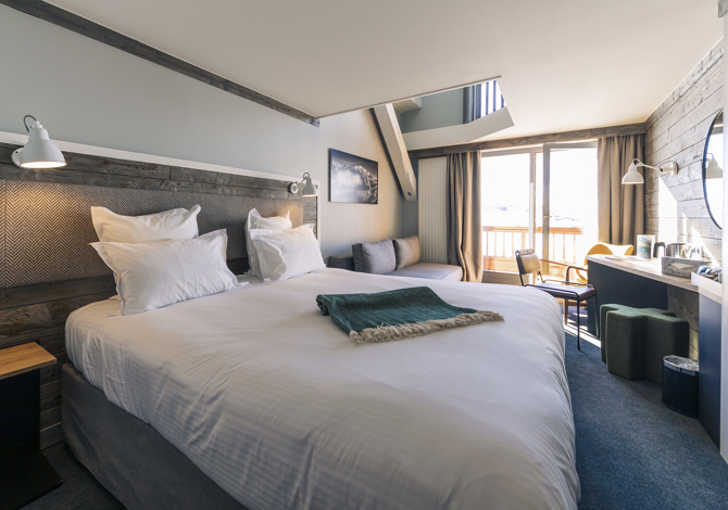 Suite 5 personen Duplex Ontbijt - Hôtel Le Levanna 4* - Tignes 2100 Le Lac