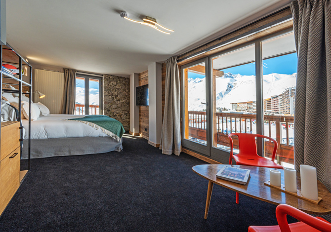 De Grote Suite 9 Personen in halfpension - Hôtel Le Levanna 4* - Tignes 2100 Le Lac