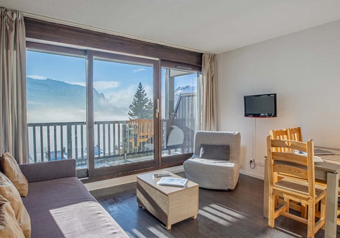 2-kamer appartement 2 t/m 4 personen - Résidence Madame Vacances Les Terrasses de Veret 3* - Flaine Forêt 1700