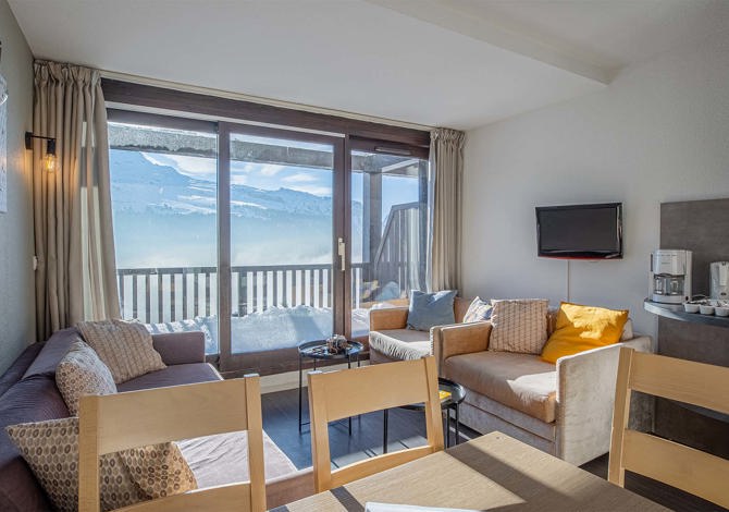 3-kamer appartement duplex 4 t/m 6 personen - Résidence Madame Vacances Les Terrasses de Veret 3* - Flaine Forêt 1700