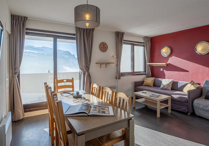 3-kamer appartement 4 t/m 7 personen - Résidence Madame Vacances Les Terrasses de Veret 3* - Flaine Forêt 1700