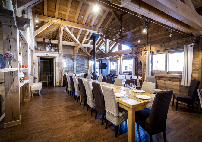 Chalet Le Cocoon, een chalet met 8 kamers voor 19 personen (16 volwassenen en 3 kinderen). - Chalet Le Cocoon - Plagne 1800