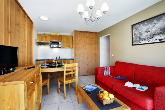 Studio 4 personen - Nemea Résidence L'Aigle Bleu - Serre Chevalier 1200 - Briançon