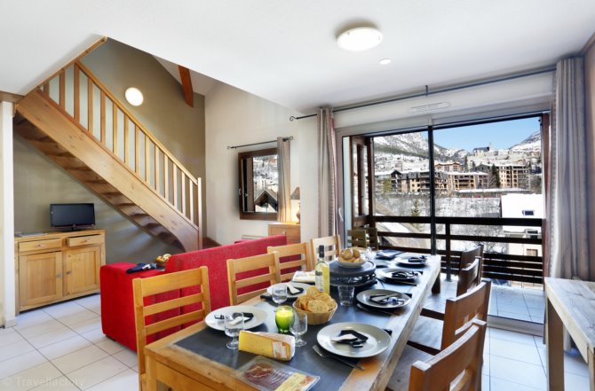 4 Piezes 6/8 personen in duplex of gelijkvloers - Nemea Résidence L'Aigle Bleu - Serre Chevalier 1200 - Briançon