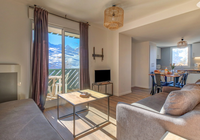 3 kamer appartement 6 personen Renove - Résidence Les Balcons du Soleil - Peyragudes