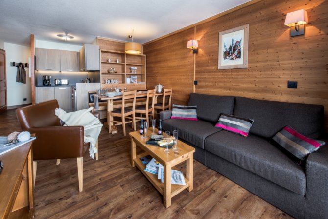 3-kamer appartement cabine - 2 t/m 6 personen - Résidences Village Montana 4* - Val Thorens
