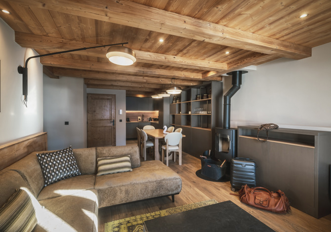 3 kamers 6 personen met cabine - Résidence L'Oxalys **** - Val Thorens