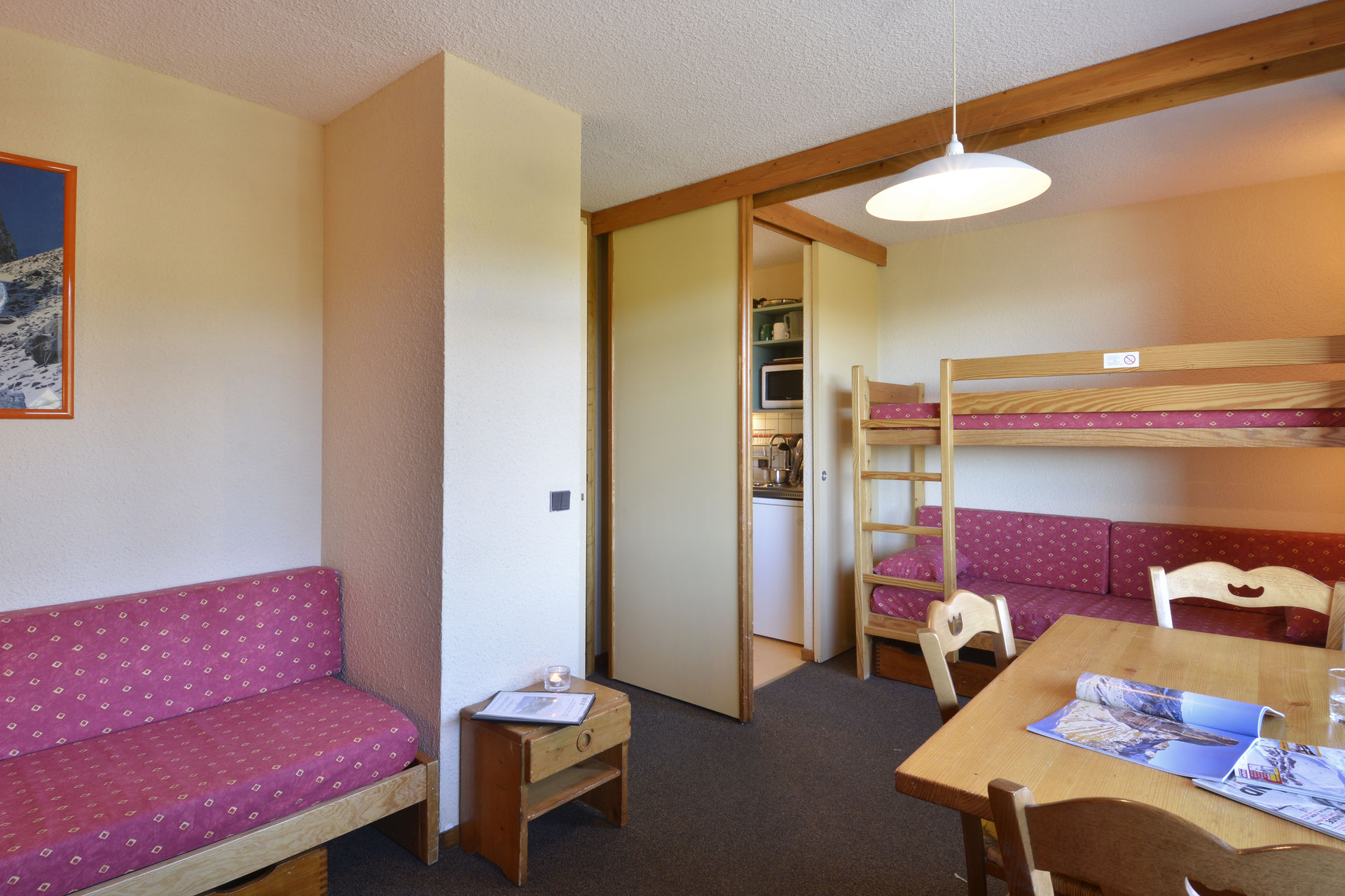 Studio 4 personen CS1109 - travelski home choice - Flats CROIX DU SUD - Plagne - Belle Plagne