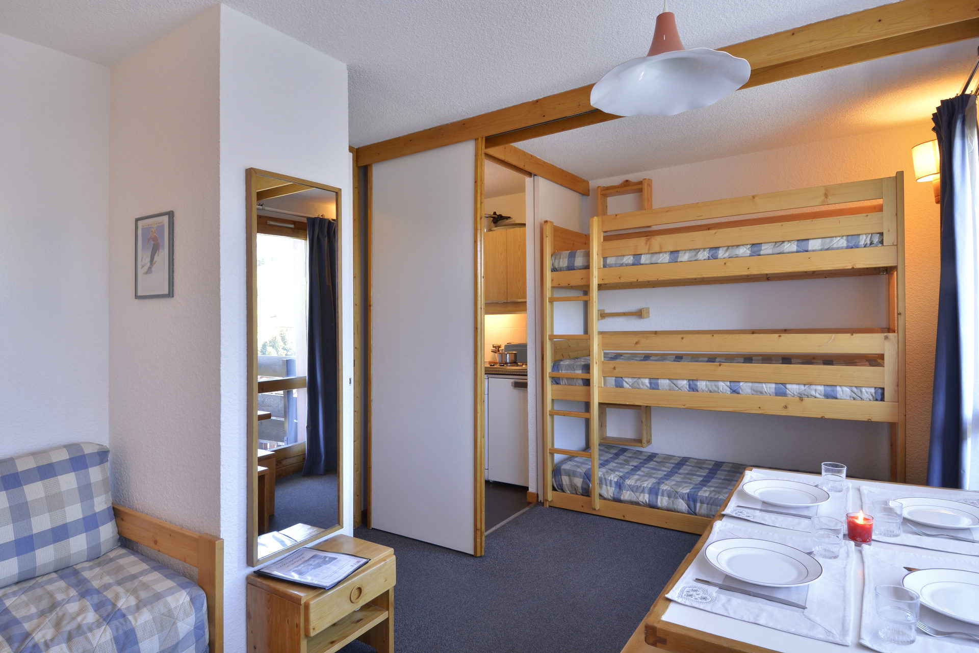 Studio 4 Personen CS1309 - travelski home choice - Flats CROIX DU SUD - Plagne - Belle Plagne