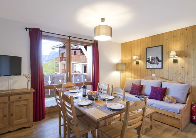 3 Pieces 8 personen - Résidence Odalys Le Grand Panorama 3* - Valmeinier