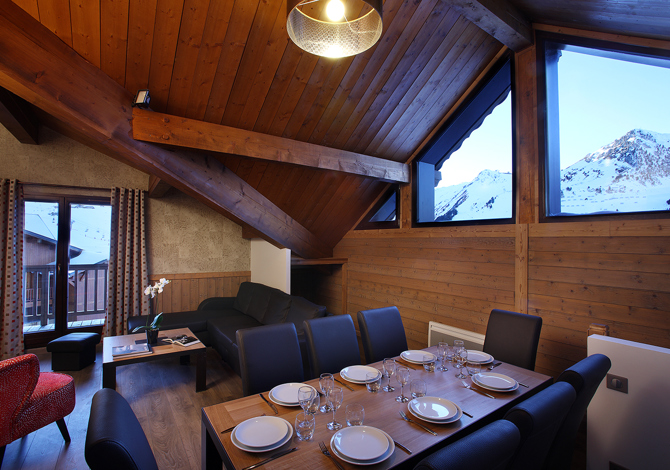 4 Kamer appartement 8 Personen Mezzanine - Résidence Les Arolles 4* - Les Arcs 2000