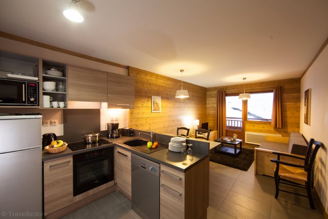 3 kamers 6 personen - - Résidence CGH & SPA Les Chalets du Soleil Contemporains 4* - Les Menuires Reberty 2000