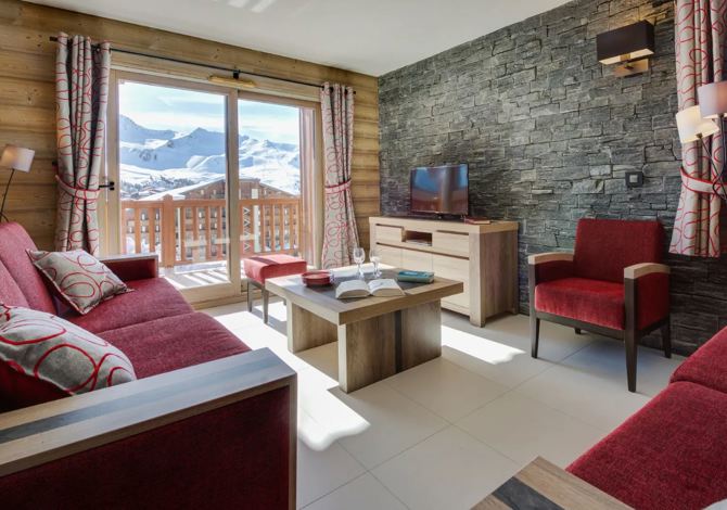 3 Kamers 6 personen - - Résidence CGH White Pearl Lodge & Spa 5* - Plagne Soleil