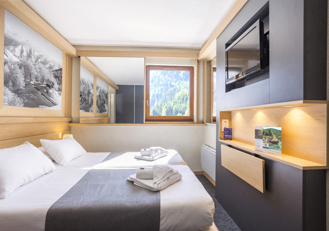 Kamer appartement 5 personen in demi pension - Hotel Club MMV Tignes Les Brévières 4* - Tignes 1550 Les Brévières