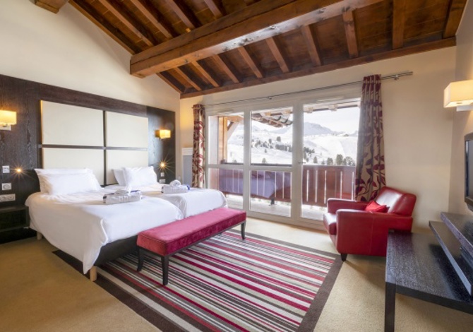 Kamer appartement voor 3 Personen Premium met Volpension - Hotel Club MMV Les 2 Domaines 4* - Plagne - Belle Plagne