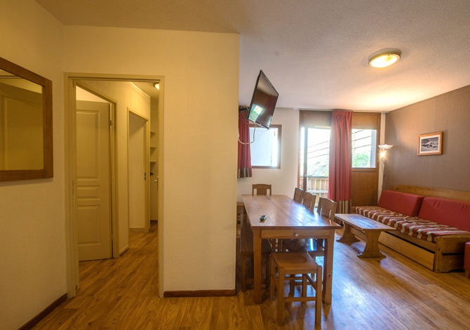 2 Kamer appartement 6 personen cabine - Résidence Vacanceole Etoiles d'Orion 3* - Orcières Merlette 1850