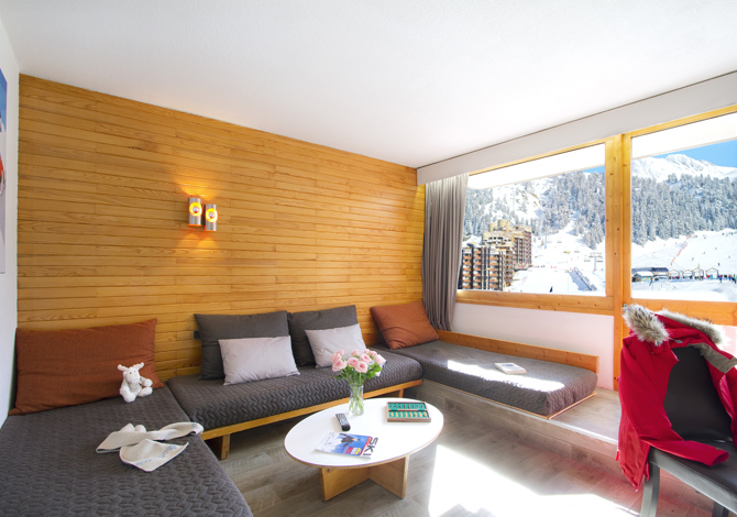 2-kamer appartement - 2 t/m 5 personen pistezicht F6 - travelski home classic - Résidence Bellecôte - Plagne Bellecôte