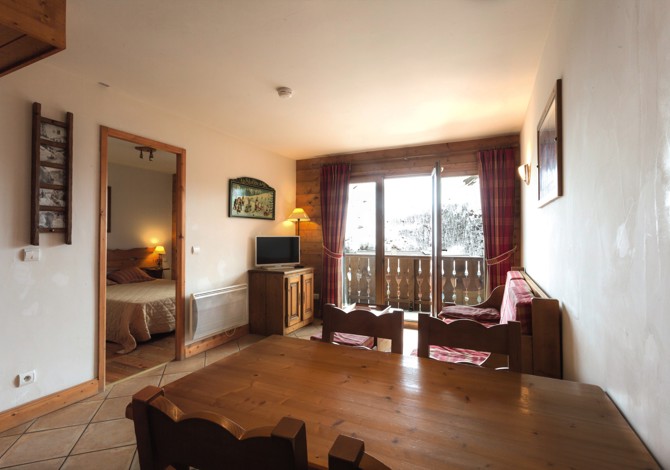 Essentieel Appartement 2 Kamer appartement 4 Personen met Balkon - Belambra Clubs Résidence Les Menuires - Le Hameau Des Airelles - Les Menuires Preyerand