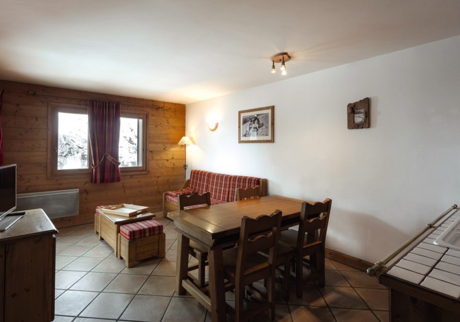 Essentieel Appartement 3 Pieces 6 Personen met balkon - Belambra Clubs Résidence Les Menuires - Le Hameau Des Airelles - Les Menuires Preyerand