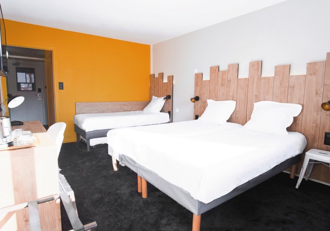 Premium Kamer appartement 3 personen Balkon voor 1 volwassene en 1 kind -12 jaar in Halfpension - Hotel Les 2 Alpes L’Orée des Pistes - Les Deux Alpes Centre