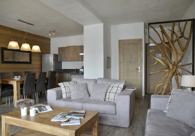 6 Kamer appartement 10 Personen - Résidence Carlina 4* - Plagne - Belle Plagne