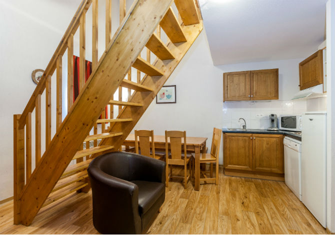 2 Kamer appartement hoek berg 8 personen Duplex - Résidence Les Cimes du Val d'Allos 3* - La Foux d'Allos