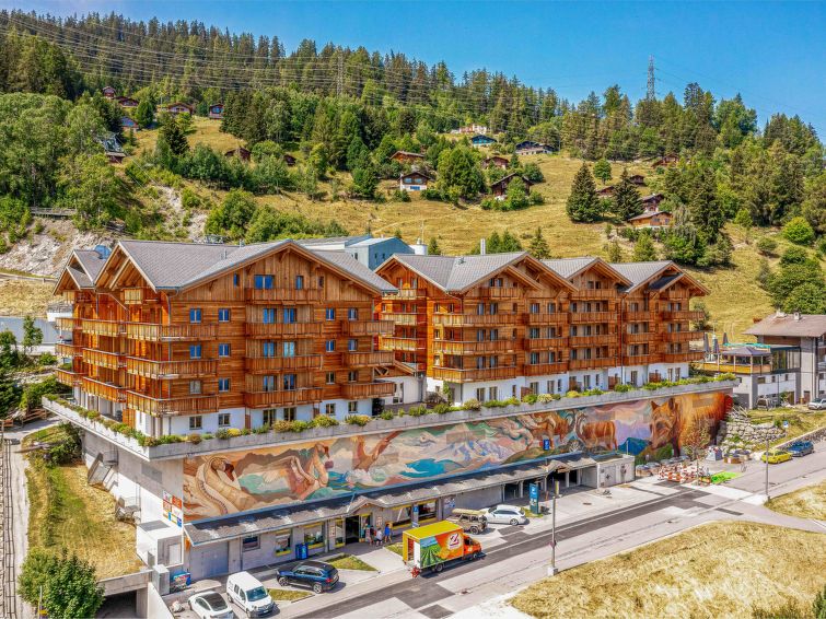 Flat 3 kamers 6 mensen Comfort - Flat T-Resort La Tzoumaz 3p6 vue vallée - La Tzoumaz