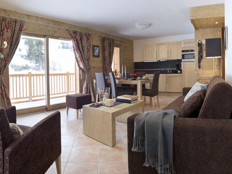 Appt. cabine 4 kamers 8 Personen Comfort - Flat CGH Rés&Spa Chalets de Flambeau - Val Cenis Les Champs