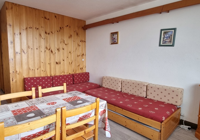Studio cabine 3/4 personen Etoile E115 - travelski home classic - Vue Mont Blanc - Plagne - Aime 2000