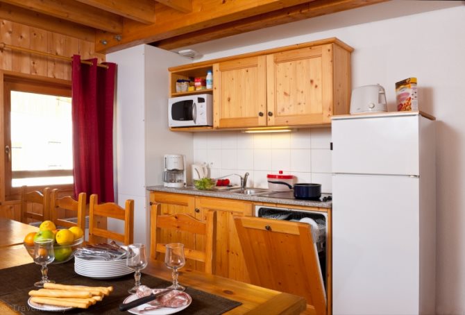 2 kamers 5/6 personen slaaphoek. - Résidence Madame Vacances Les Fermes de Saint Sorlin - Saint Sorlin d'Arves