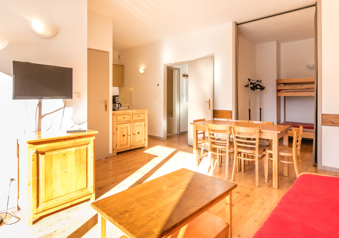 2-kamer appartement - 4 t/m 6 personen - Vue Valloire - travelski home classic - Résidence Le Hameau de Valloire 3* - Valloire